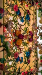 Naklejka premium Florals ornament background