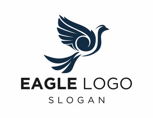 Fototapeta premium Logo about Eagle on a white background. created using the CorelDraw application.
