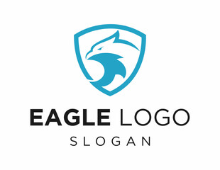 Logo about Eagle on a white background. created using the CorelDraw application.