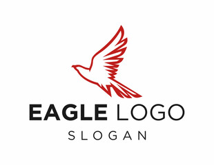 Logo about Eagle on a white background. created using the CorelDraw application.