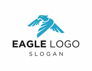 Logo about Eagle on a white background. created using the CorelDraw application.