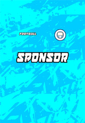 Fabric textile for Sport t-shirt ,Soccer, volley, football, basketball jersey mockup for football club. uniform front and back view.