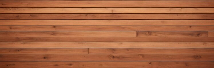 Wooden planks with a warm, brown tone and a slightly textured surface