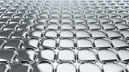 Abstract Silver Geometric Pattern Background