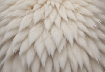Fototapeta premium Closeup of long, wavy colored fur or hair