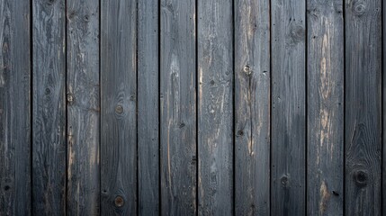 Fototapeta premium Weathered Dark Gray Wood Planks Texture Background