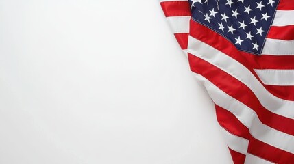 Fototapeta premium American Flag Corner Design Element