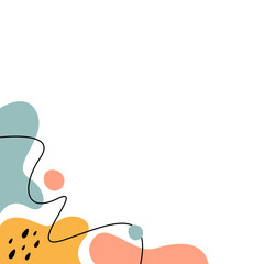 Abstract Blob Corner