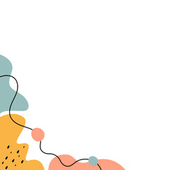 Abstract Blob Corner