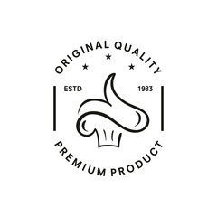 Fototapeta premium bakery logo design vector illustration