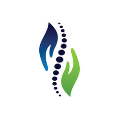 care bone logo symbol vector illustration design