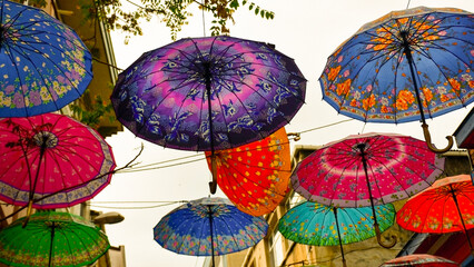 Street Art in the Sky: Istanbul Umbrellas