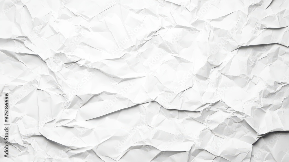 Poster white crumpled paper texture background abstract design texture pattern