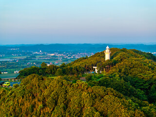 夜明けの太東埼灯台（千葉県いすみ市）