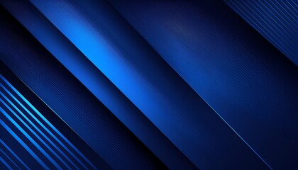 Obraz premium Dark blue background with diagonal abstract stripes. Dark elegant dynamic abstract BG. Trendy geometric navy gradient.