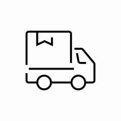 truck lorry icon sign vector