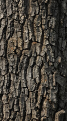 Fototapeta premium Highly Detailed Close-Up Texture of Oak Tree Bark