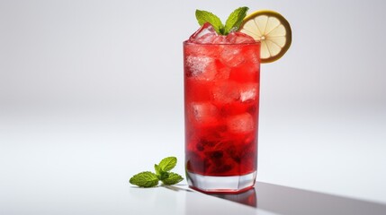 A refreshing mocktail with a blend of fresh juices, herbs, and spices, perfect for a non-alcoholic treat