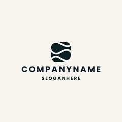 Letter s abstract logo icon design template vector illustration