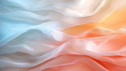 Obraz premium Flowing abstract background with soft pastel colors