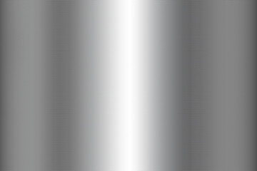 Metallic silver gradient background texture. Vector Illustration