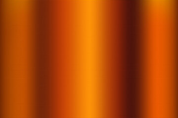 Metallic orange gradient background texture. Vector Illustration
