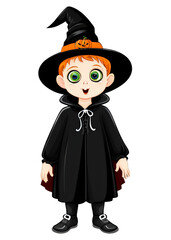 Halloween Designed Kid trickortreating in a costume Artwork Optimized for Garment, Skirts, Cool sticker, Art board print, Mug