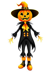 Halloween Influenced Pumpkinheaded scarecrow Decorative piece Excellent for Hoodie, Tank Tops, Funny sticker, Art board print, Mug