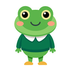 Obraz premium Cute frog-character