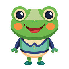 Obraz premium Cute frog-character
