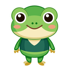Obraz premium Cute frog-character