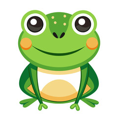 Fototapeta premium Cute frog-character