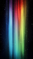 abstract background with rainbow