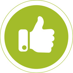 Like icon, positive feedback, thumbs up related icons