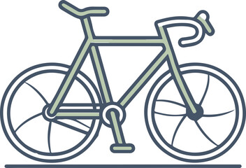 Bicycle and leisure icons: bicycle, leisure, transportation, exercise