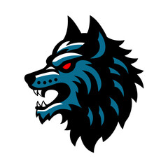 Wolf Head Logo Illustration