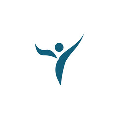 people healthy logo design concept