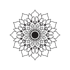 Mandala vector element round ornament decoration.i