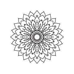 Mandala vector element round ornament decoration.i