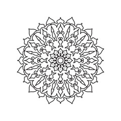 Mandala vector element round ornament decoration.i