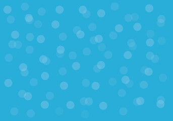 Blue background with transparents dots. Design and circle pattern. Soft and dynamic illustration.