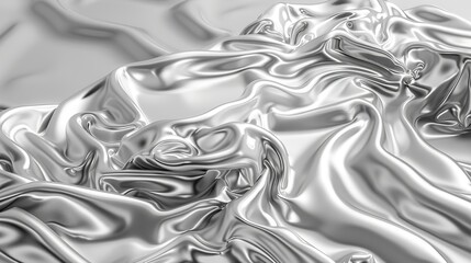 Elegant smooth silver background with subtle textures fading into a polished metallic or glass-like finish. Ideal for sophisticated designs, showcasing a high-resolution, blended dissolve effect creat