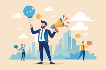 Communication or PR, Public Relations manager to communicate company information and media, announce sales or promotion concept