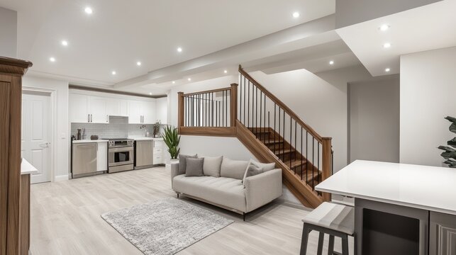 Modern Basement Interior Design