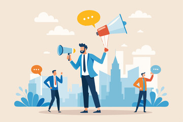 Communication or PR, Public Relations manager to communicate company information and media, announce sales or promotion concept