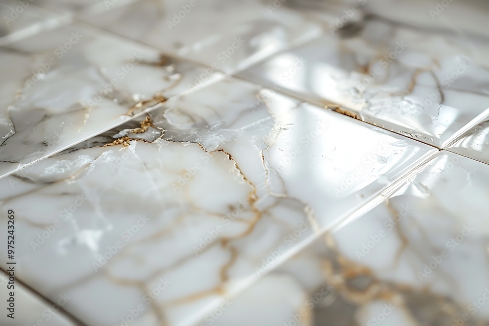 Poster close up of white marble texture background. selective focus with shallow depth of field.