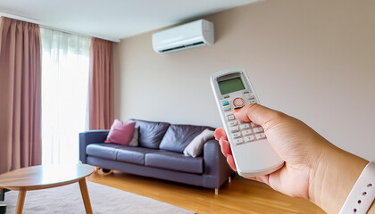 エアコンとリモコン