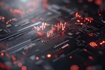 Illuminated Circuitry: A Dynamic Visual Representation of Technology and Economic Policy Impact