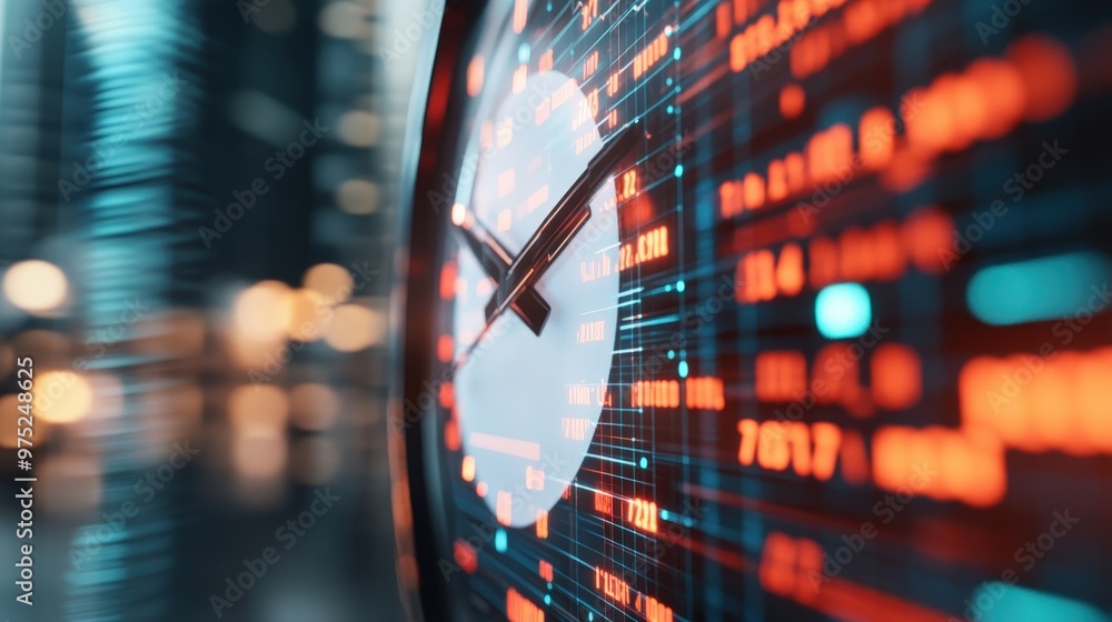 Poster the intersection of time and data: a visual representation of economic realities in motion