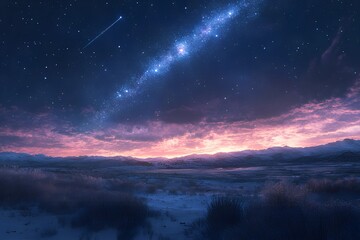 Fototapeta premium Photo Landscape astronomy outdoors nature